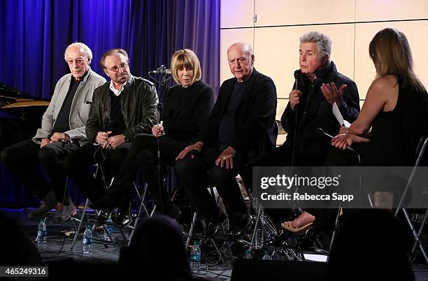 Singer/sonwriter Jeff Barry, songwriter Barry Mann, songwriter Cynthia Weil, songwriter/producer Mike Stoller and vocalist/producer Steve Tyrell...