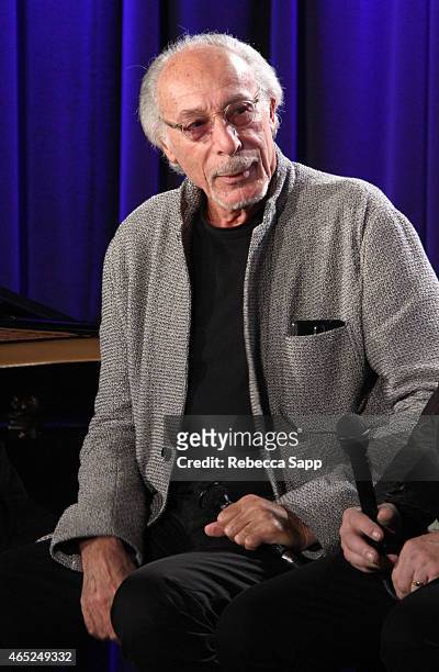Singer/sonwriter Jeff Barry speaks onstage at Steve Tyrell Celebrates "That Lovin' Feeling" With SHOF Legends at The GRAMMY Museum on March 4, 2015...
