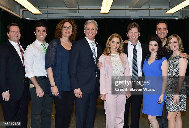 Cast members John Treacy Egan, Kevin Zak, Judy Gold, Tom Galantich, Kerry Butler, Duke Lafoon, Veronica Kuehn, Dale Hensley and Gretchen Wylder...