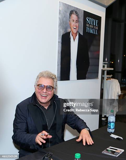 Vocalist/producer Steve Tyrell signs for fans at Steve Tyrell Celebrates "That Lovin' Feeling" With SHOF Legends at The GRAMMY Museum on March 4,...