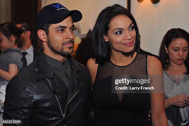 Artist Coalition Co-Chair, Voto Latino, Wilmer Valderrama and Co-Founder and Chair, Voto Latino, Rosario Dawson, attend Voto Latino's 10th...