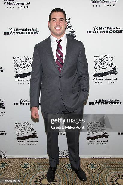 Zak DeOssie attends the 2015 Children's Defense Fund Beat The Odds Gala at The Pierre Hotel on March 4, 2015 in New York City.