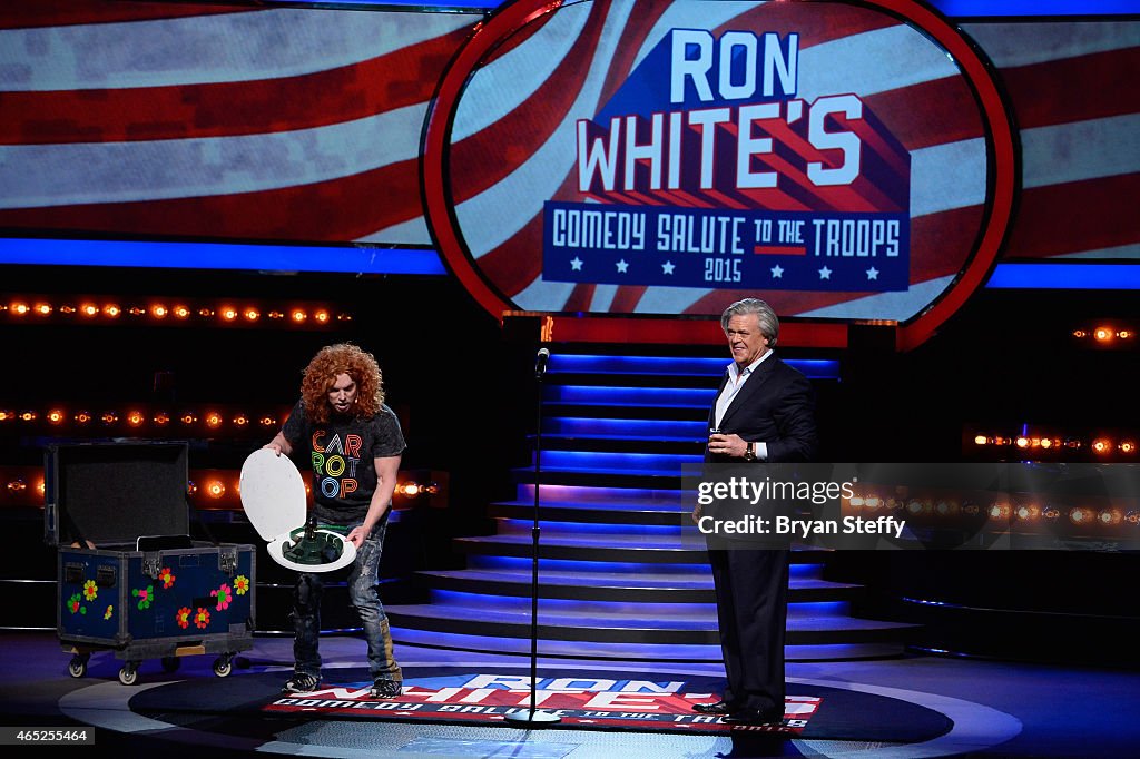 Ron White Tapes His Annual Comedy Salute To The Troops To Air On CMT Later This Year