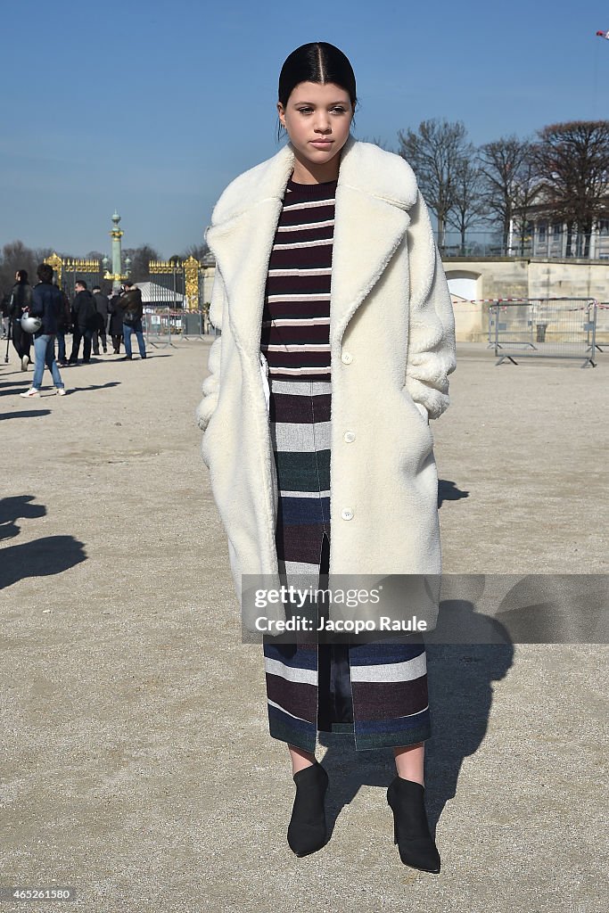 Celebrity Sightings On Day 3  Of Paris Fashion Week Fall Winter 2015/2016