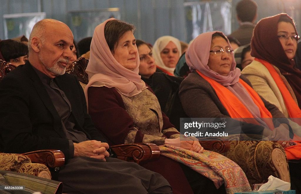 Event ahead of International Women's Day in Kabul