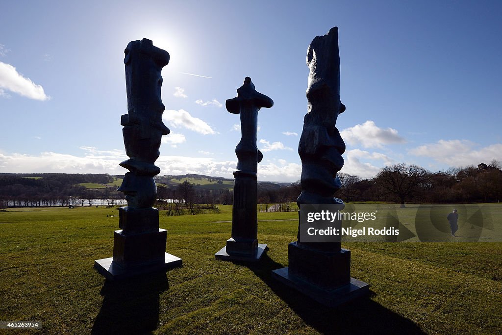 Henry Moore's Back To A Land Exhibition Opens At Yorkshire Sculpture Park