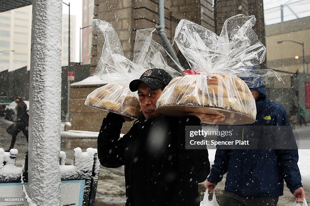 New York City Battles Through Another Winter Storm