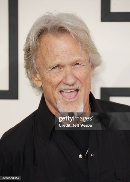 Singer-songwriter Kris Kristofferson attends the 56th GRAMMY Awards at Staples Center on January 26, 2014 in Los Angeles, California.