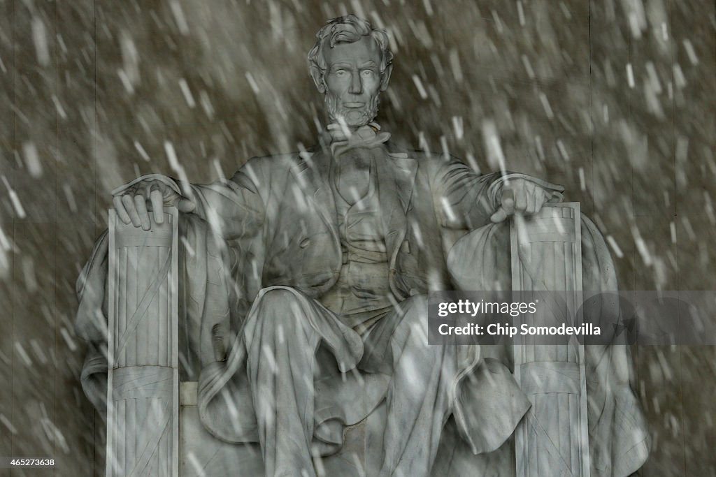 March Snowstorm Hits Washington DC Area