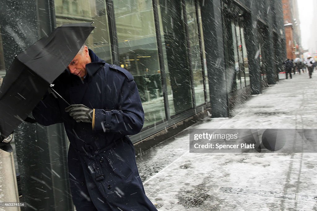 New York City Battles Through Another Winter Storm