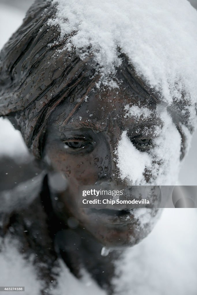 March Snowstorm Hits Washington DC Area