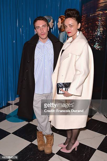 Cedric Rivrain and Yazbukey attend Prada The Iconoclasts, Paris 2015 on March 5, 2015 in Paris, France.