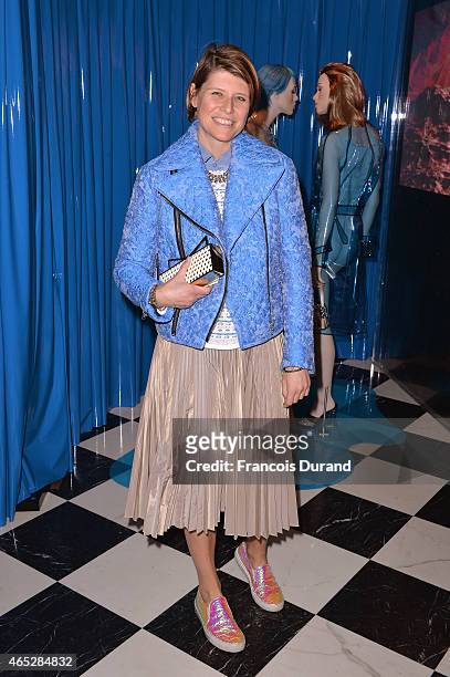 Elisa Nalin attends Prada The Iconoclasts, Paris 2015 on March 5, 2015 in Paris, France.