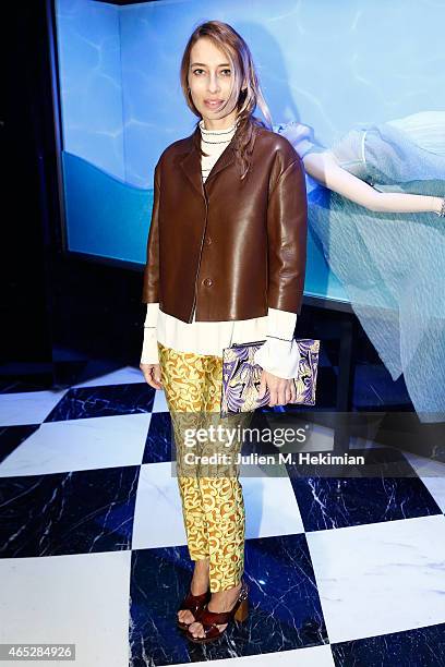 Alexandra Golovanoff attends Prada The Iconoclasts, Paris 2015 on March 5, 2015 in Paris, France.