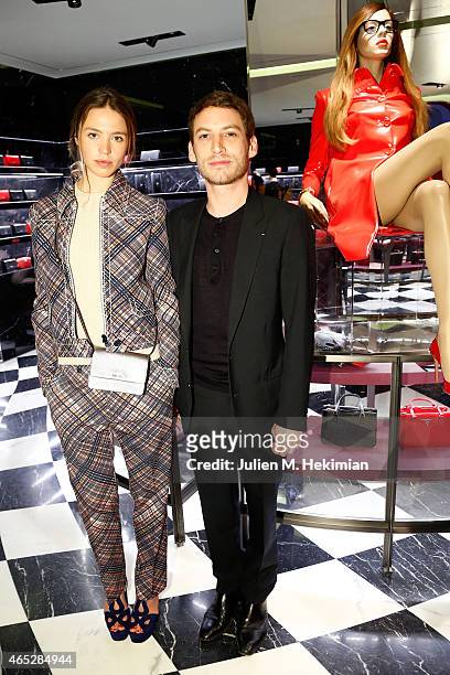 Emily Marant and Ora Ito attend Prada The Iconoclasts, Paris 2015 on March 5, 2015 in Paris, France.