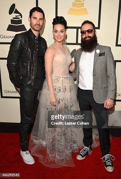 Capital Cities featured wearing Converse in support of the GRAMMY Foundation's GRAMMY Camp' Ryan Merchant, recording artist Katy Perry and Sebu...