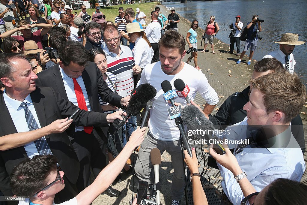 Australian Open 2014 - Men's Champion Photocall