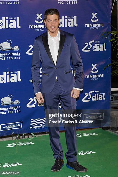 Nando Escribano attends the Cadena Dial Awards 2014 at the Recinto Ferial Auditorium on March 5, 2015 in Tenerife, Spain.