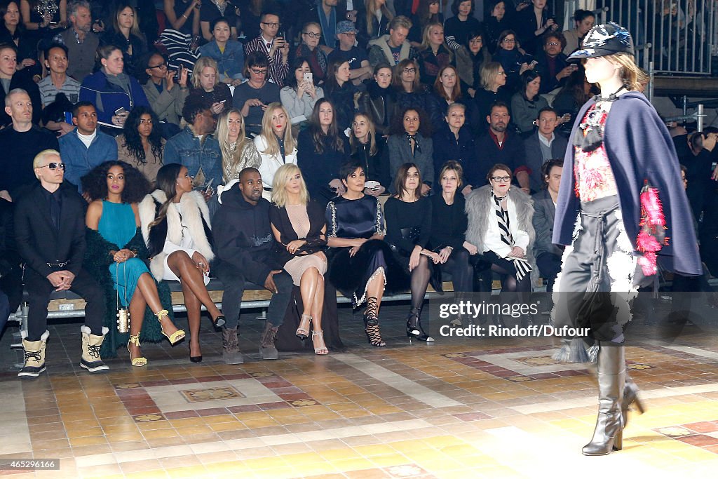 Lanvin : Front Row - Paris Fashion Week Womenswear Fall/Winter 2015/2016