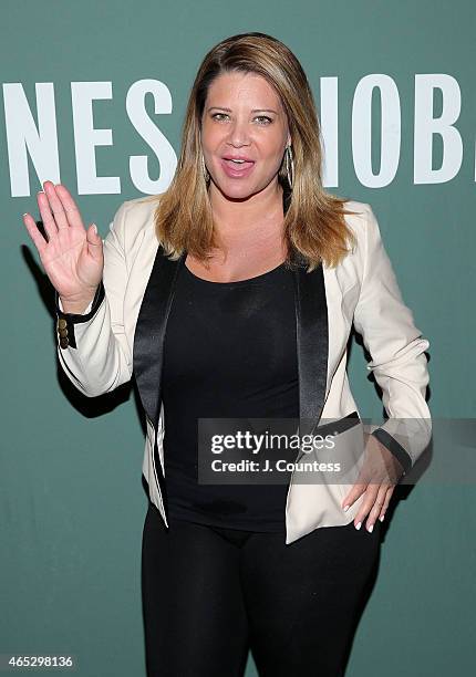 Reality TV personality Karen Gravano attends an instore event at Barnes & Noble Tribeca on March 5, 2015 in New York City.