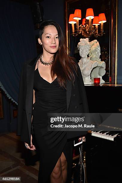 Tina Leung attends the Balmain Aftershow Dinner as part of the Paris Fashion Week Womenswear Fall/Winter 2015/2016 on March 5, 2015 in Paris, France.