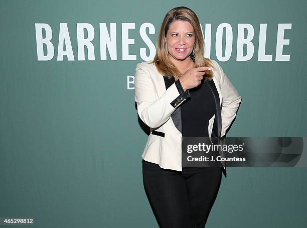 Reality TV personality Karen Gravano attends an instore event at Barnes & Noble Tribeca on March 5, 2015 in New York City.