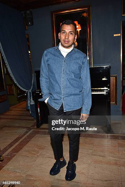 Miguel Enamorado attends the Balmain Aftershow Dinner as part of the Paris Fashion Week Womenswear Fall/Winter 2015/2016 on March 5, 2015 in Paris,...