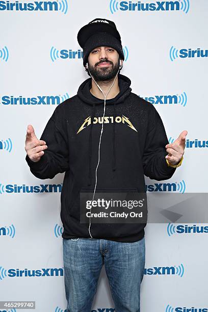 Recording artist Roosh Williams visits the SiriusXM Studios on March 5, 2015 in New York City.