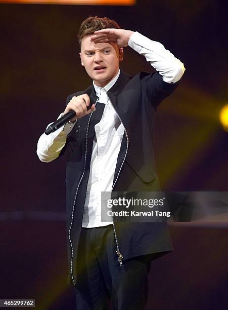 Conor Maynard attends We Day UK at Wembley Arena on March 5, 2015 in London, England.