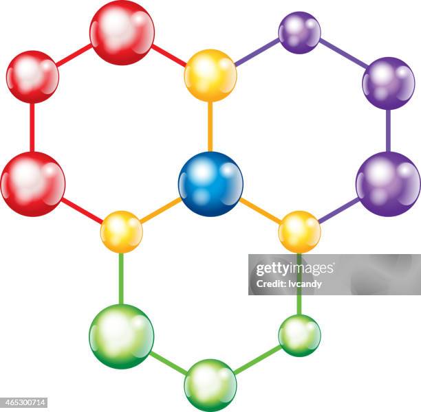 molecular model - chemistry class stock illustrations