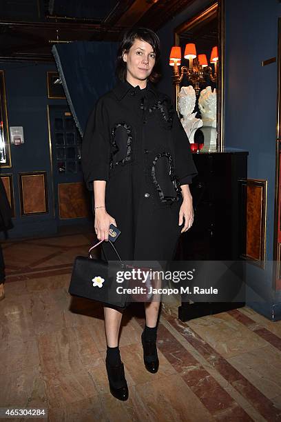 Guest attends the Balmain Aftershow Dinner as part of the Paris Fashion Week Womenswear Fall/Winter 2015/2016 on March 5, 2015 in Paris, France.