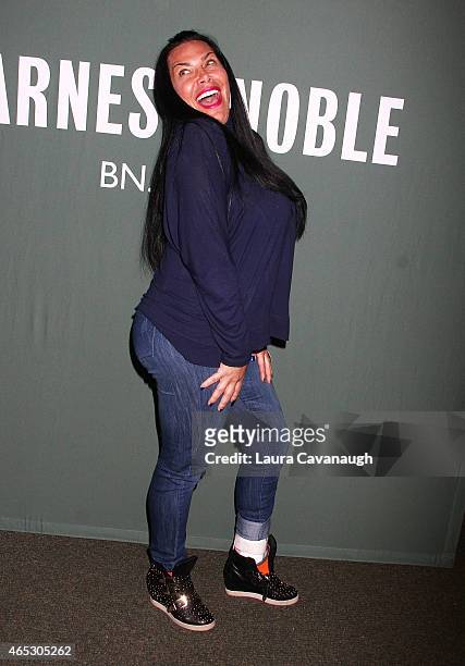 Renee Graziano attends The "Mob Wives" Visit Barnes & Noble Tribeca at Barnes & Noble Tribeca on March 5, 2015 in New York City.