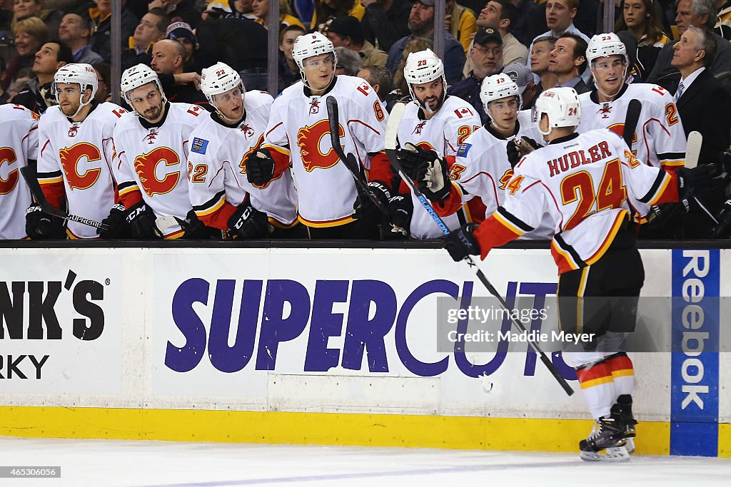 Calgary Flames v Boston Bruins