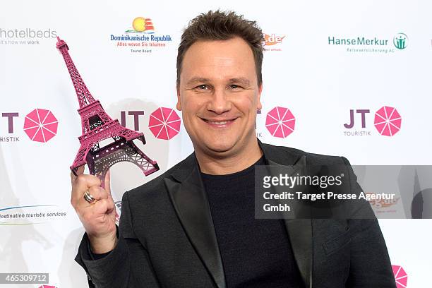 Guido Maria Kretschmer attends the JT Touristik Celebrates ITB Party at Soho House on March 5, 2015 in Berlin, Germany.