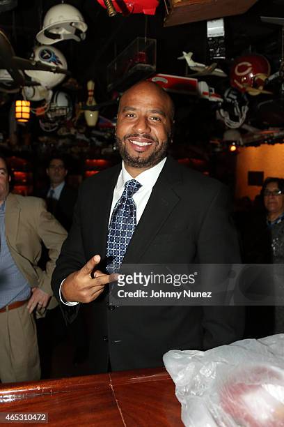 Roc Nation Sports executive "OG" Juan Perez attends 21 Club on March 5 in New York City.