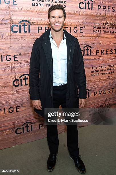 Actor Ryan Kwanten attends the Citi Prestige Card's Australia Event at The Waterfall Mansion on March 5, 2015 in New York City.