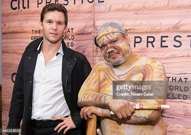 Actor Ryan Kwanten attends the Citi Prestige Card Australia event at The Waterfall Mansion on March 5, 2015 in New York City.