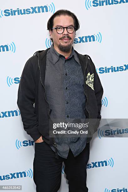 Artist Jose Alvarez visits the SiriusXM Studios on March 5, 2015 in New York City.