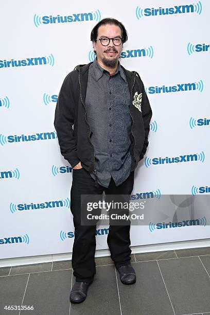 Artist Jose Alvarez visits the SiriusXM Studios on March 5, 2015 in New York City.