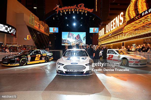 Miller Lite and Team Penske celebrate the 25th Anniversary of the sponsorship from The D Hotel and Casino on March 5, 2015 in Las Vegas, Nevada.