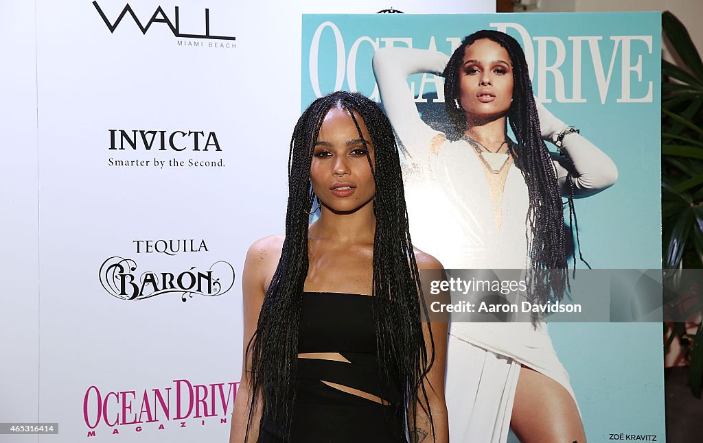 Zoe Kravitz Launches Ocean Drive Magazine Cover