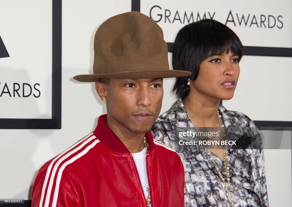 US-MUSIC-GRAMMY AWARDS-ARRIVALS