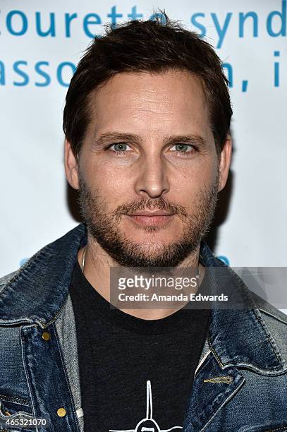 Actor Peter Facinelli arrives at the 2nd Annual Hollywood Heals: Spotlight On Tourette Syndrome event at the House of Blues Sunset Strip on March 5,...