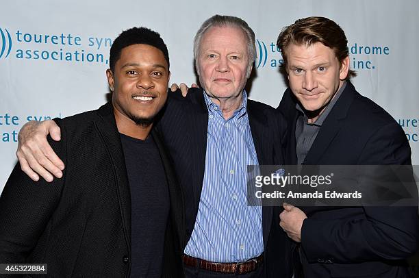 Actors Pooch Hall, Jon Voight and Dash Mihok arrive at the 2nd Annual Hollywood Heals: Spotlight On Tourette Syndrome event at the House of Blues...