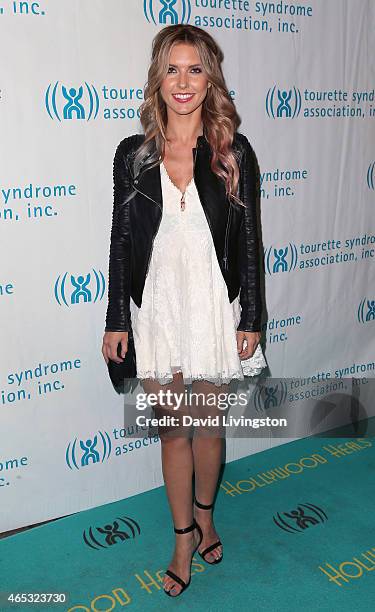 Personality Audrina Patridge attends the 2nd Annual Hollywood Heals: Spotlight On Tourette Syndrome at House of Blues Sunset Strip on March 5, 2015...