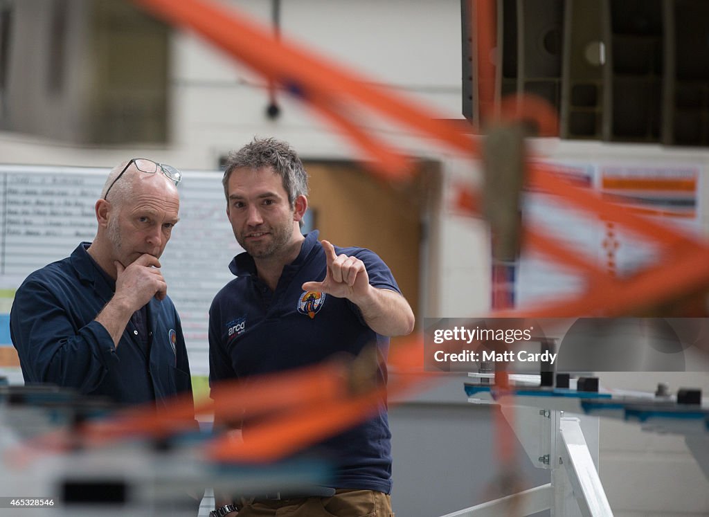 In The Workshop Of The New Supersonic Car Bidding To Be World's Fastest