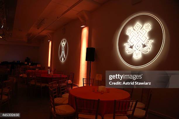 Atmosphere at Tibet House Benefit Concert After Party 2015 at Metropolitan West on March 6, 2015 in New York City.