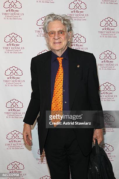 Co-founder of Tibet House New York, Robert Thurman attends Tibet House Benefit Concert After Party 2015 at Metropolitan West on March 6, 2015 in New...