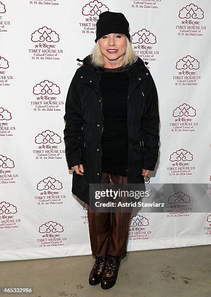 Singer Debbie Harry attends Tibet House Benefit Concert After Party 2015 at Metropolitan West on March 6, 2015 in New York City.