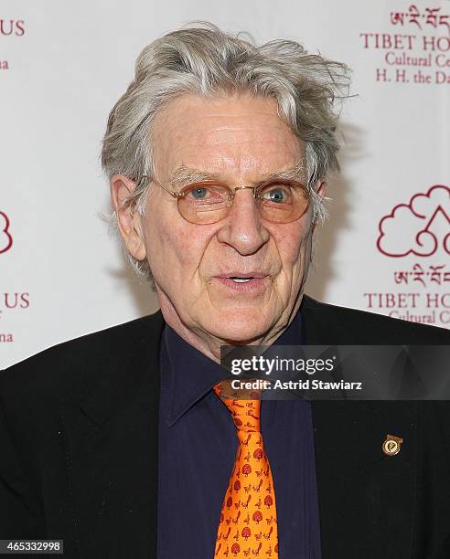 Co-founders of Tibet House New York, Robert Thurman attends Tibet House Benefit Concert After Party 2015 at Metropolitan West on March 6, 2015 in New...